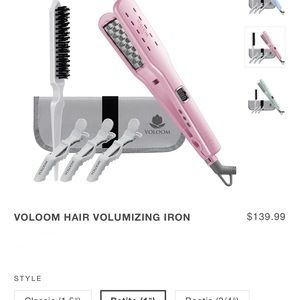 Voloom Petite 1” Hair Volumizing Iron